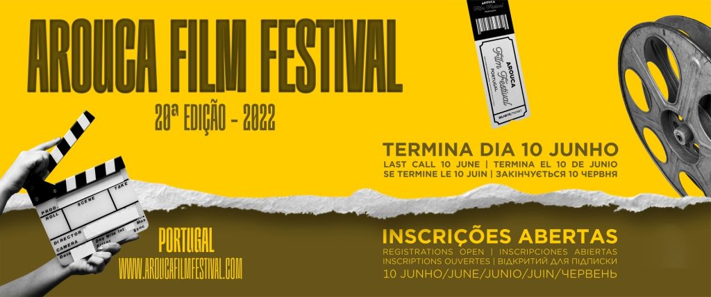 Inscrições Edição 22 Arouca Film Festival